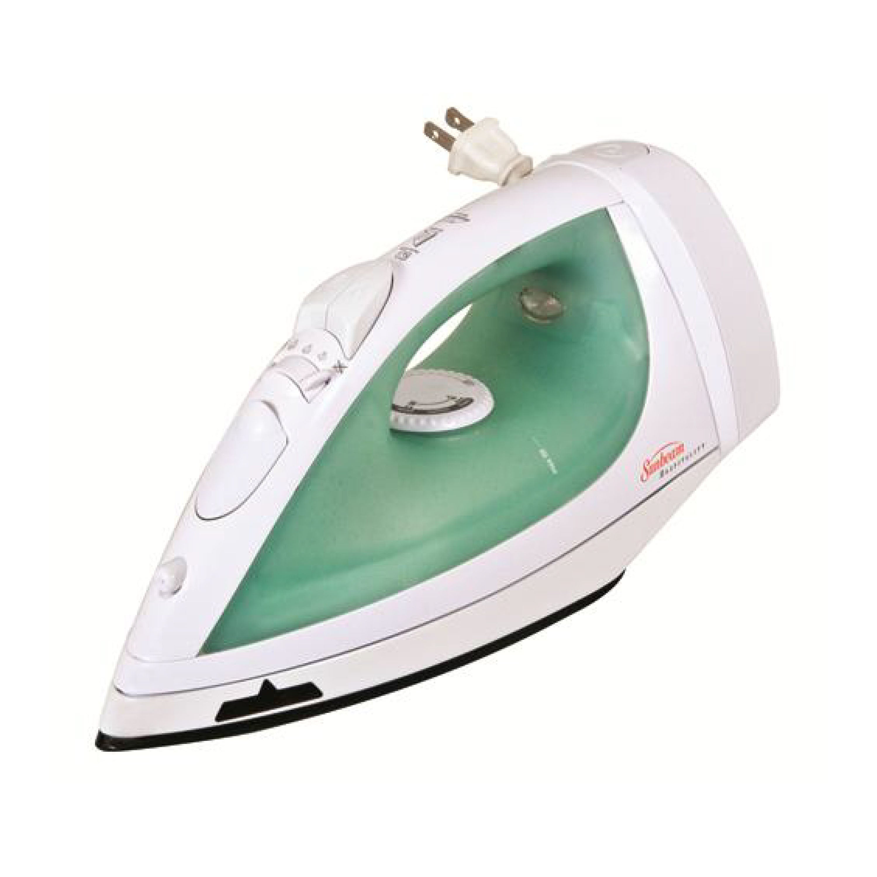 Sunbeam Classic Retractable Hospitality Steam Iron with GreenSense Technology, Available in White/Green
