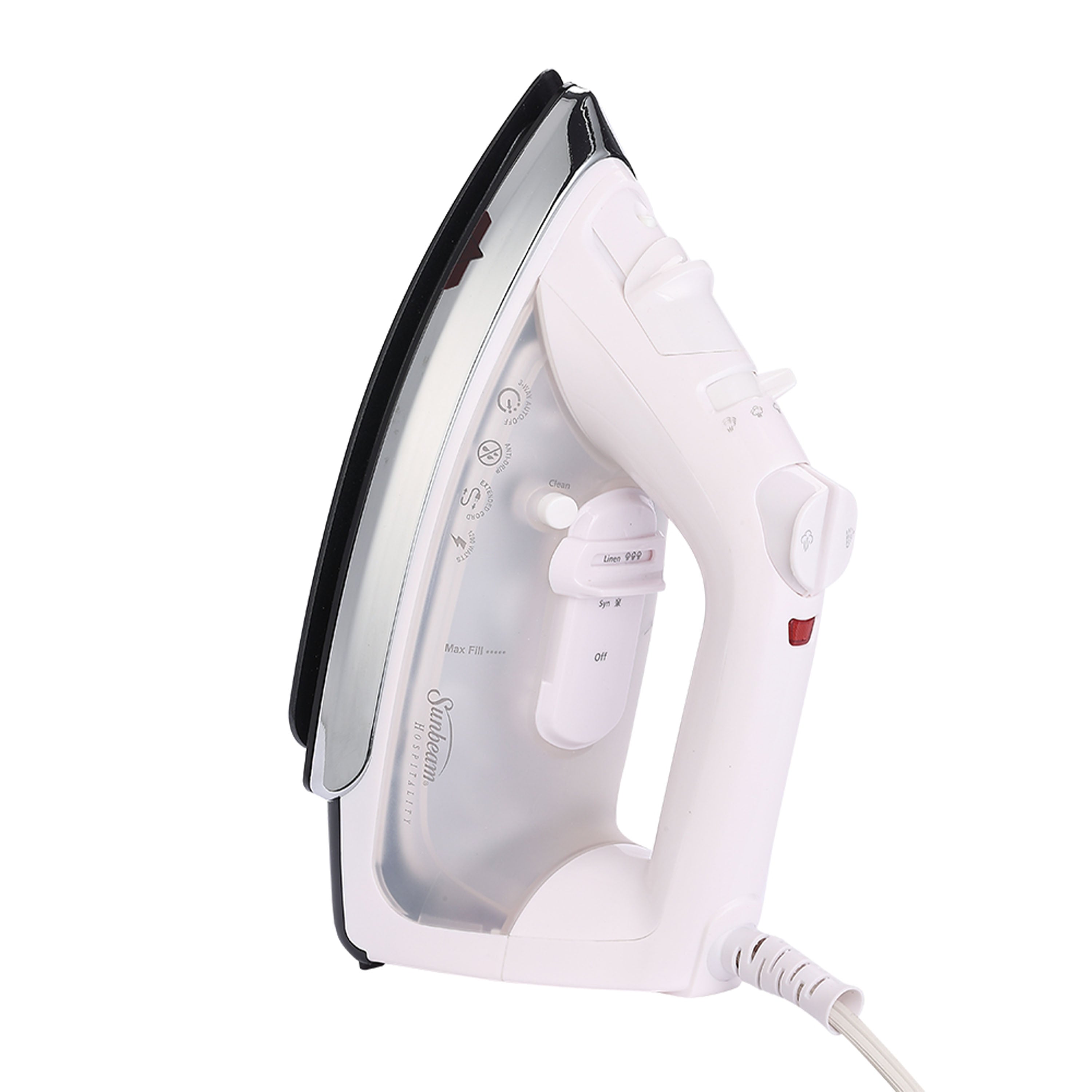Sunbeam Classic Hospitality Steam Iron with GreenSense Technology Available in White and Black