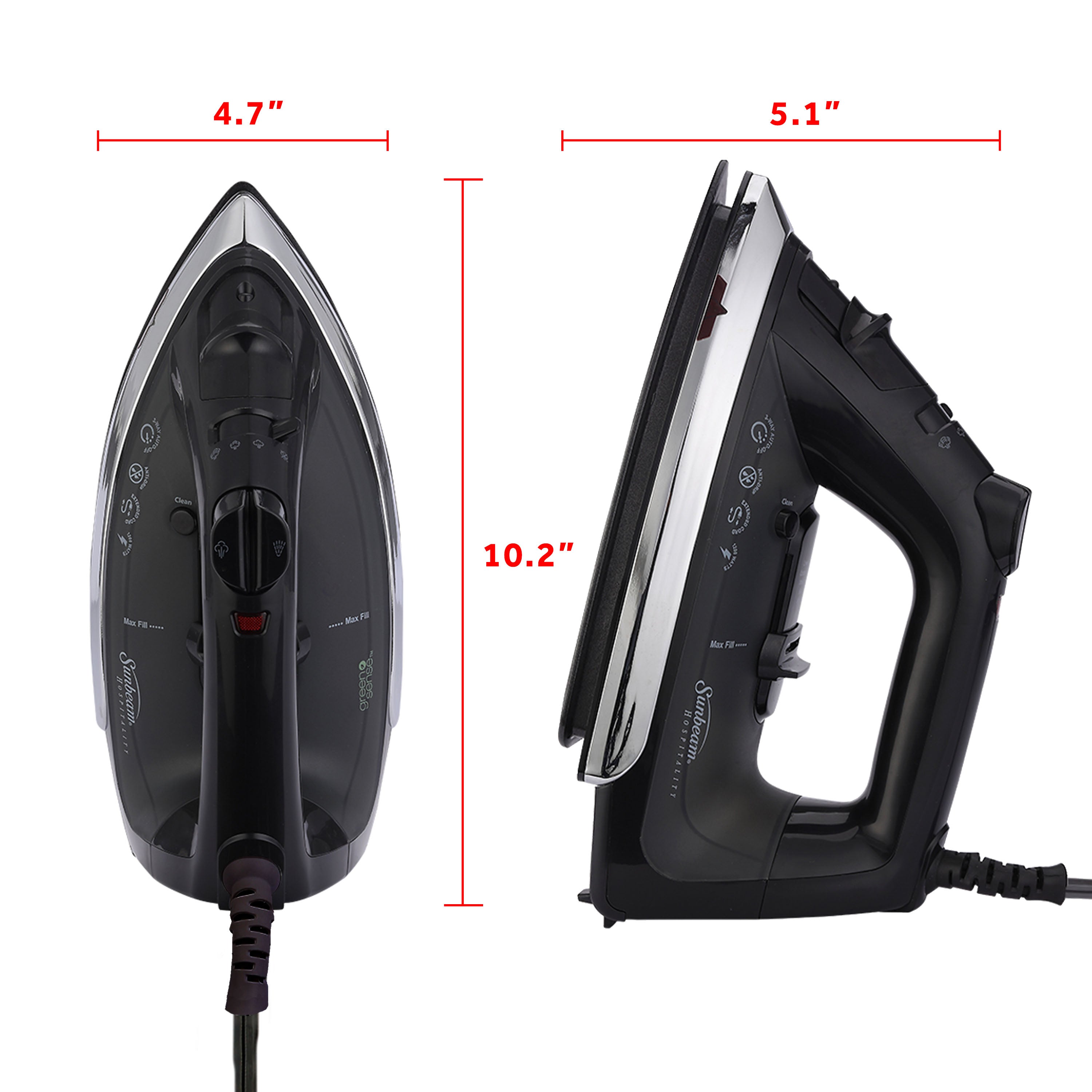 Sunbeam Classic Steam Iron Available in White and Black