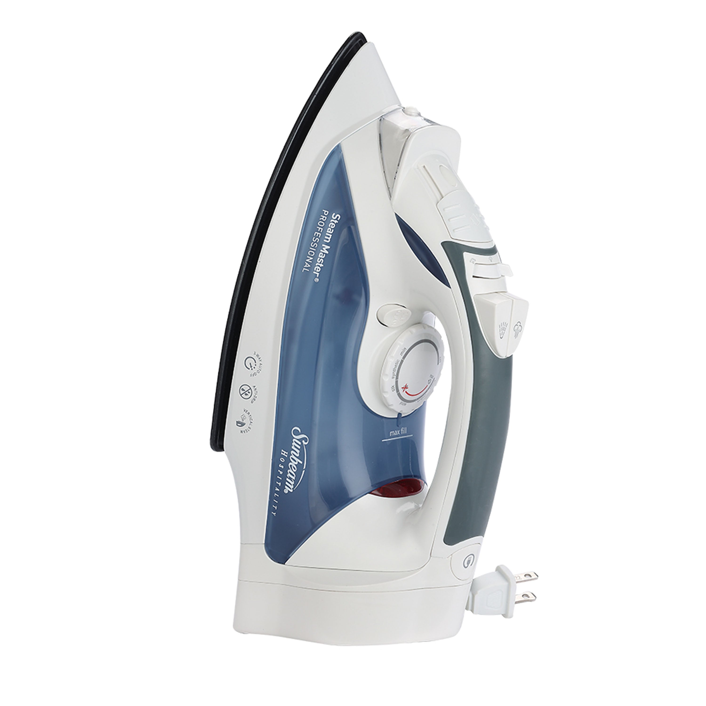 Sunbeam Steam Master Retractable Hospitality Steam Iron with ClearView LED Light and GreenSense Technology
