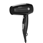 Sunbeam Mid-Sized Folding Hospitality Hair Dryer with Folding Handle and Cool Shot Button, Available in White and Black