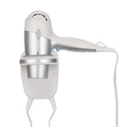 Sunbeam Wall-Mount Hospitality Hair Dryer with GreenSense Dual Wattage and Tourmaline Technology Available in White/Silver