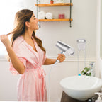 Sunbeam Wall-Mount Hospitality Hair Dryer with GreenSense Dual Wattage and Tourmaline Technology Available in White/Silver