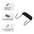Sunbeam Hospitality Iron Organizer with Drop-In Storage and Cord Management Available in White and Black