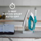 Sunbeam 1400W Steammaster Iron, Chrome/Blue