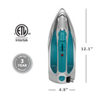 Sunbeam 1400W Steammaster Iron, Chrome/Blue