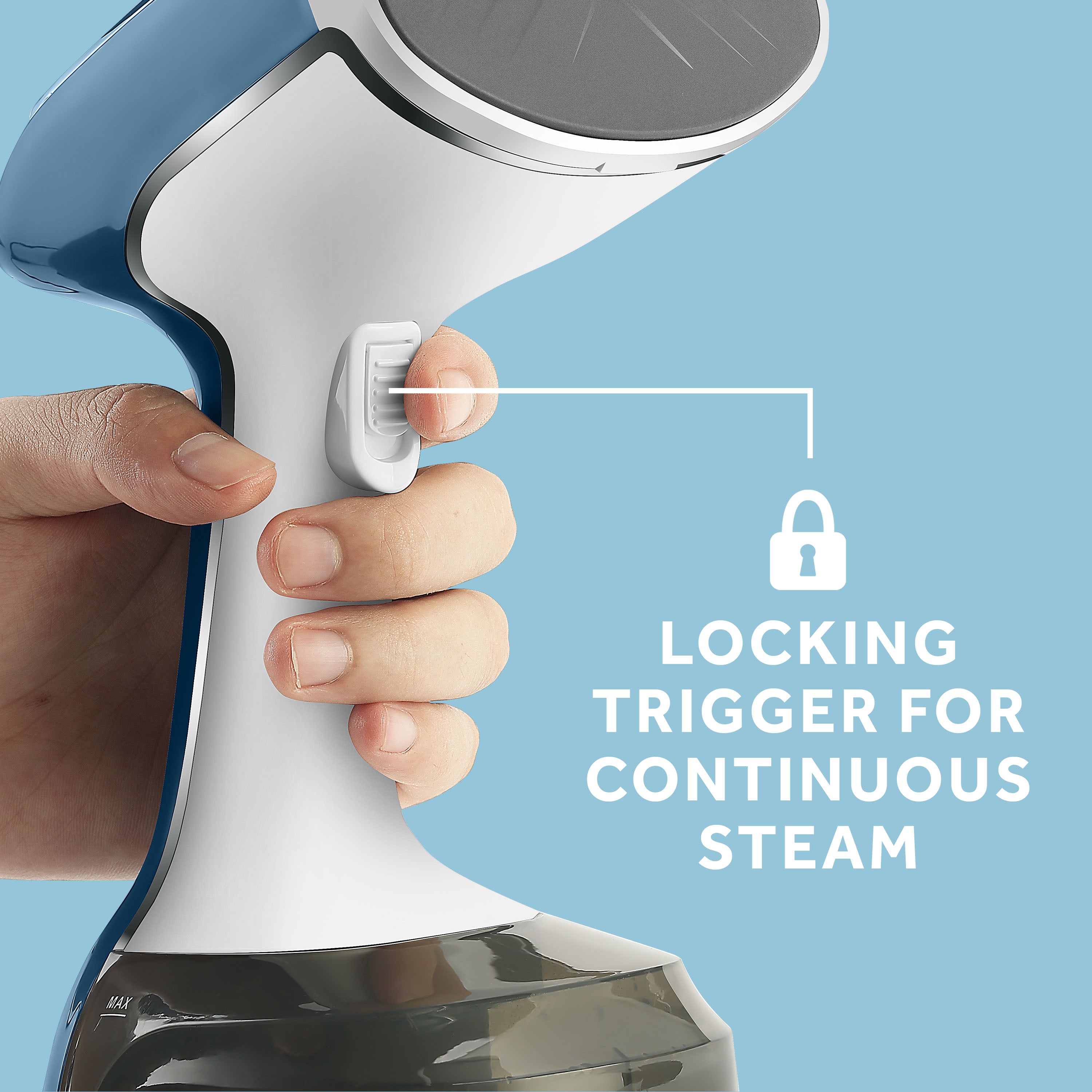 Sunbeam 1200W Steam Burst Handheld Steamer for Clothes