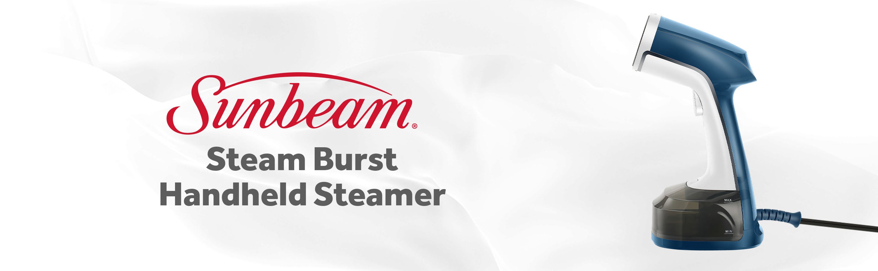 Sunbeam 1200W Steam Burst Handheld Steamer for Clothes