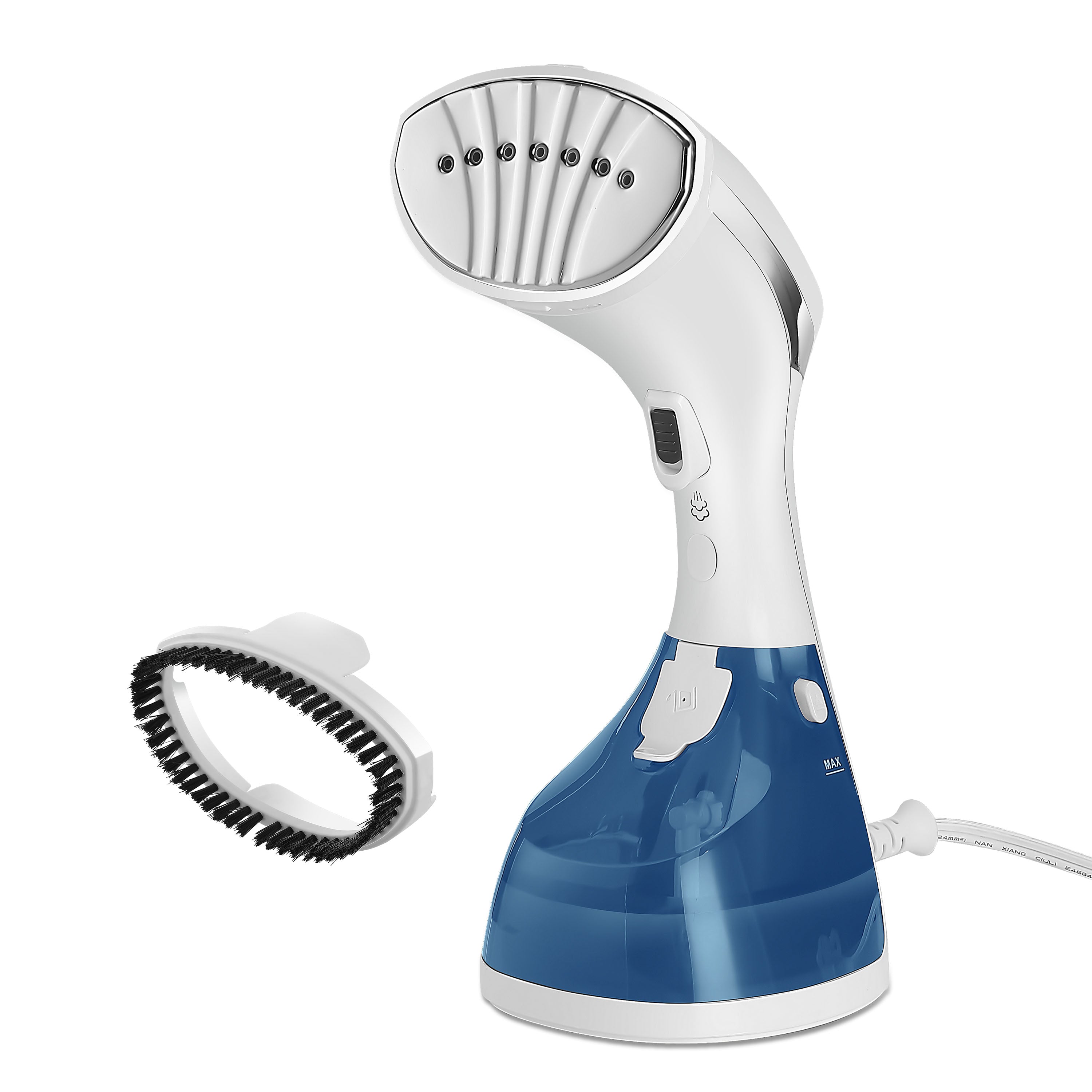 Sunbeam 1200W Power Steam Handheld Steamer, White/Blue