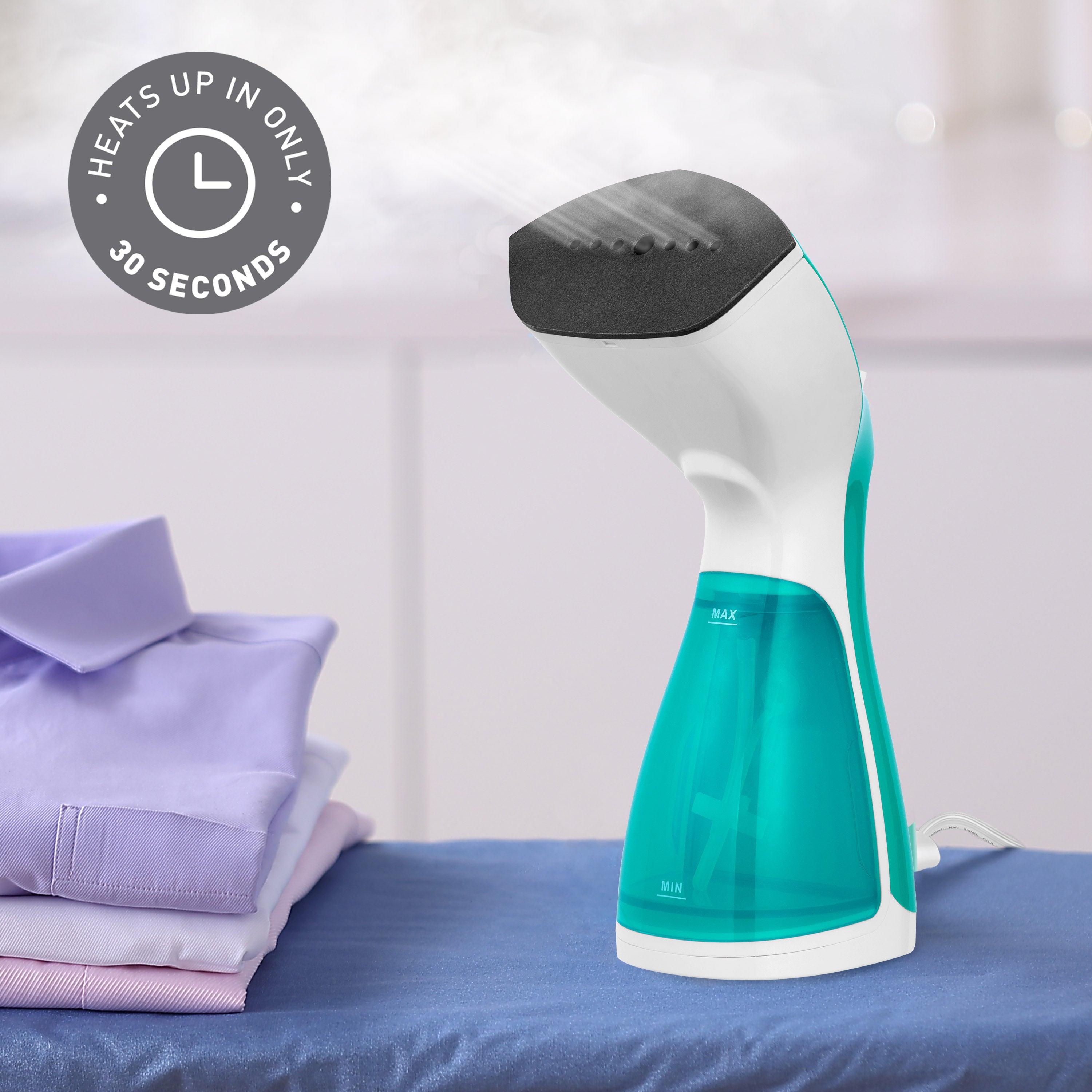 Sunbeam 1000W Compact Handheld Steamer with Brush Attachment