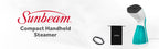 Sunbeam 1000W Compact Handheld Steamer with Brush Attachment