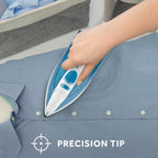 Sunbeam 1200W Compact Steam Iron, Blue/White