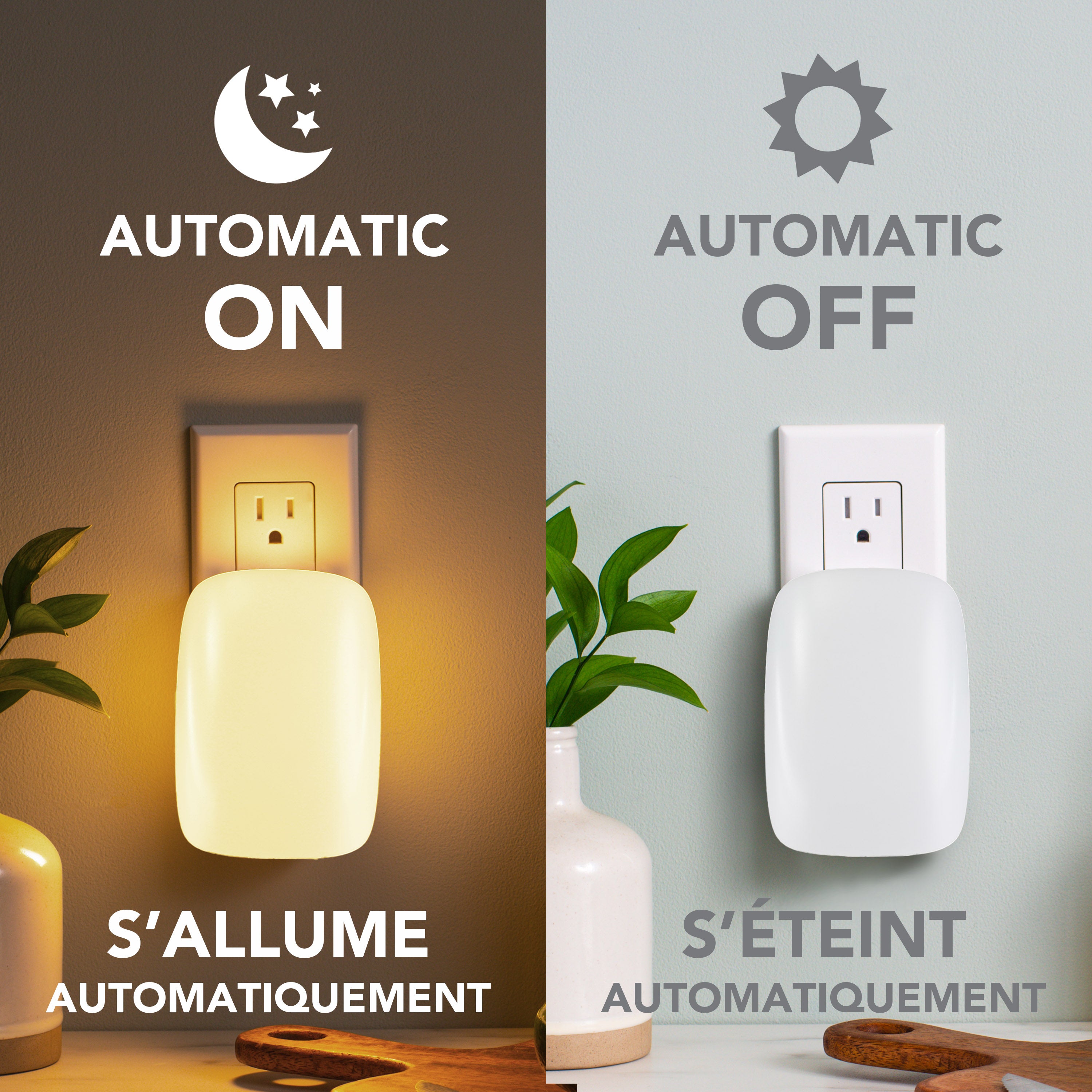 Sunbeam 3-IN-1 Dusk to Dawn Power Failure Night Light