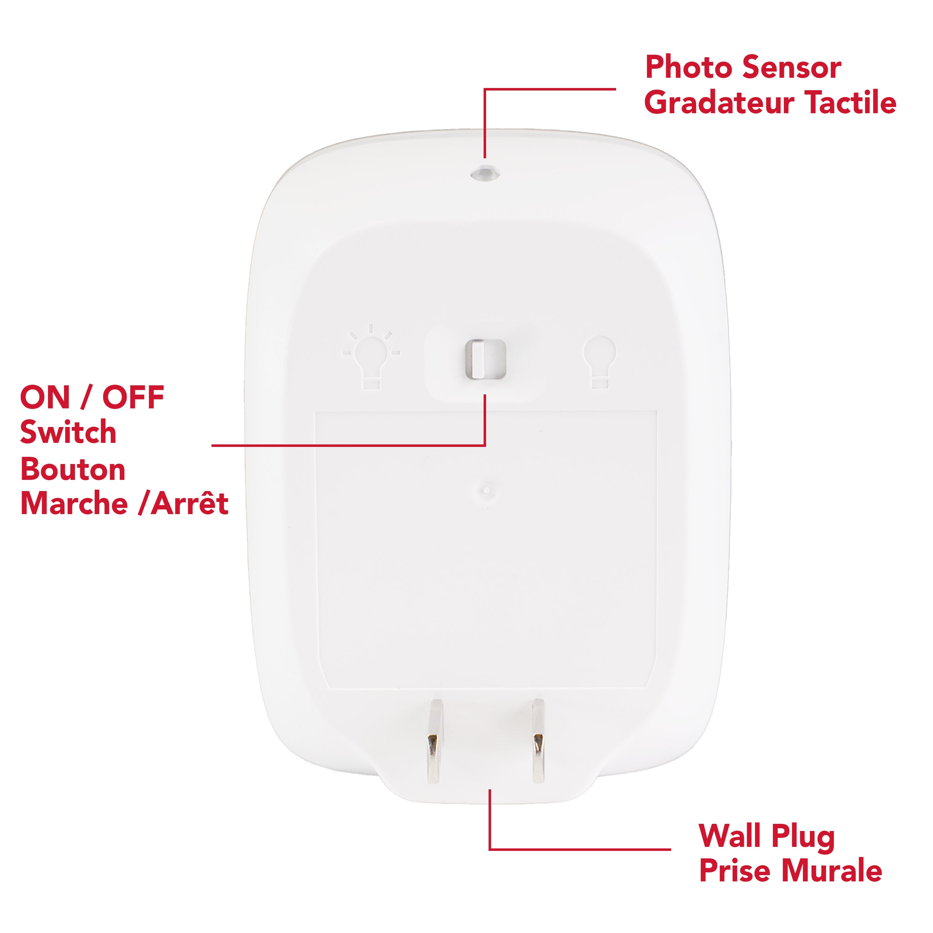 Sunbeam 3-IN-1 Dusk to Dawn Power Failure Night Light