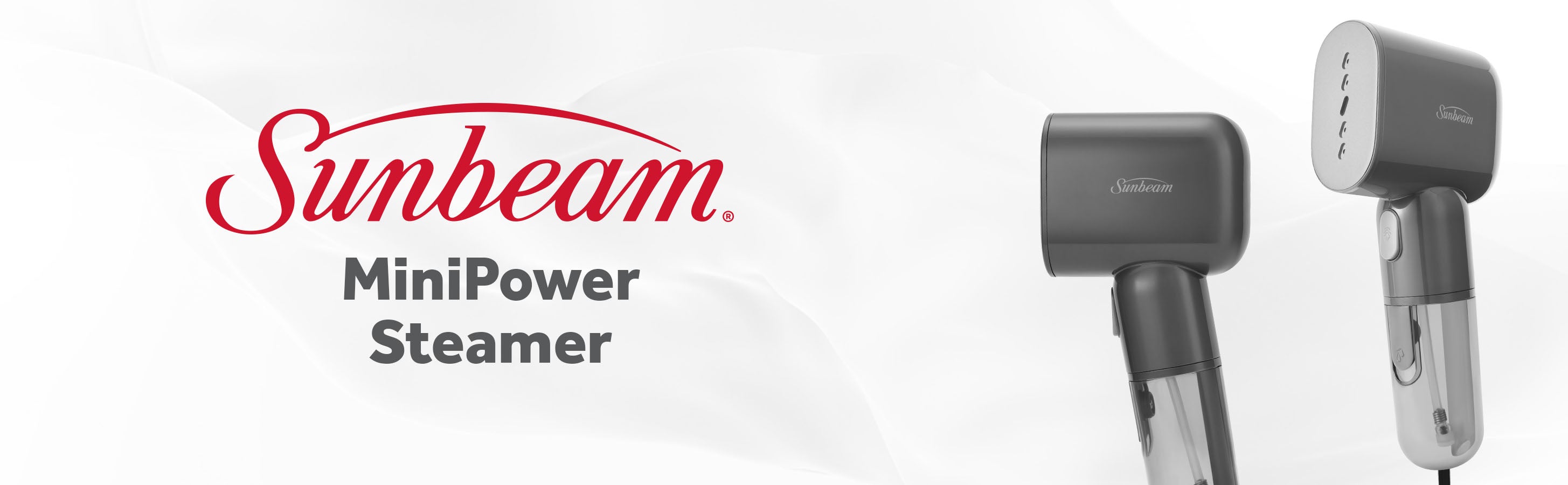 MiniPower Steamer. Storage bag, fabric brush, water cup