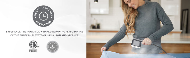 FlexSteam 2-1 Iron and Steamer with Rotating Head