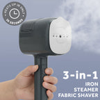 ReviveSystem 3-in-1 Steamer, Iron and Fabric Shaver