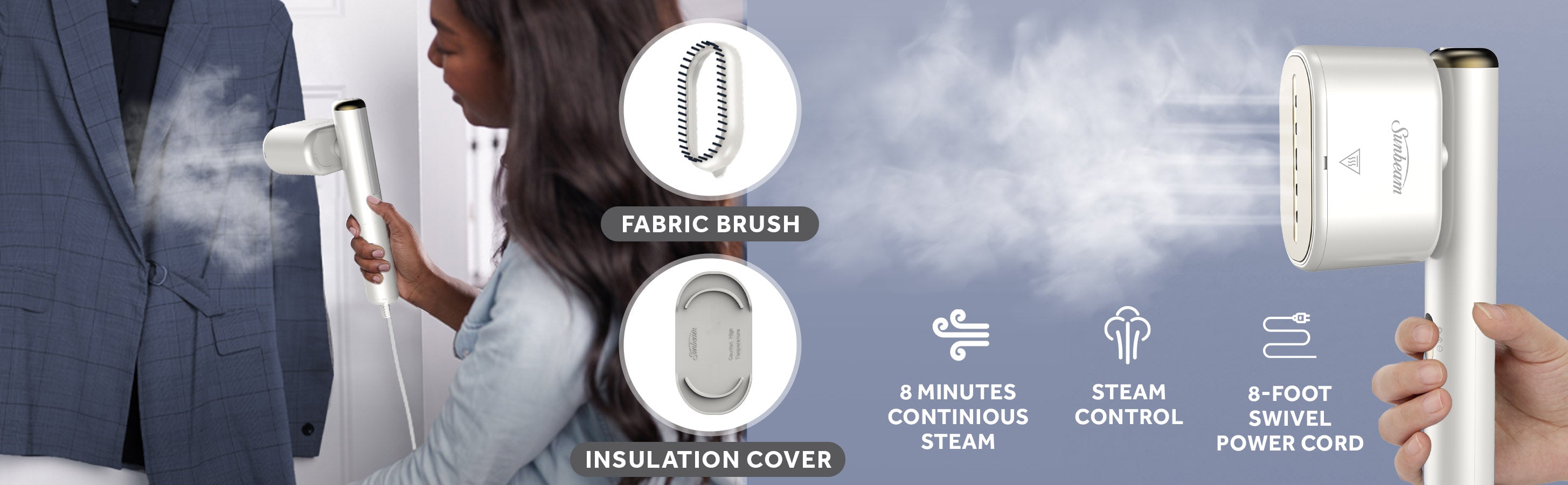 Sunbeam FlexSteam 2-in-1 Iron and Steamer