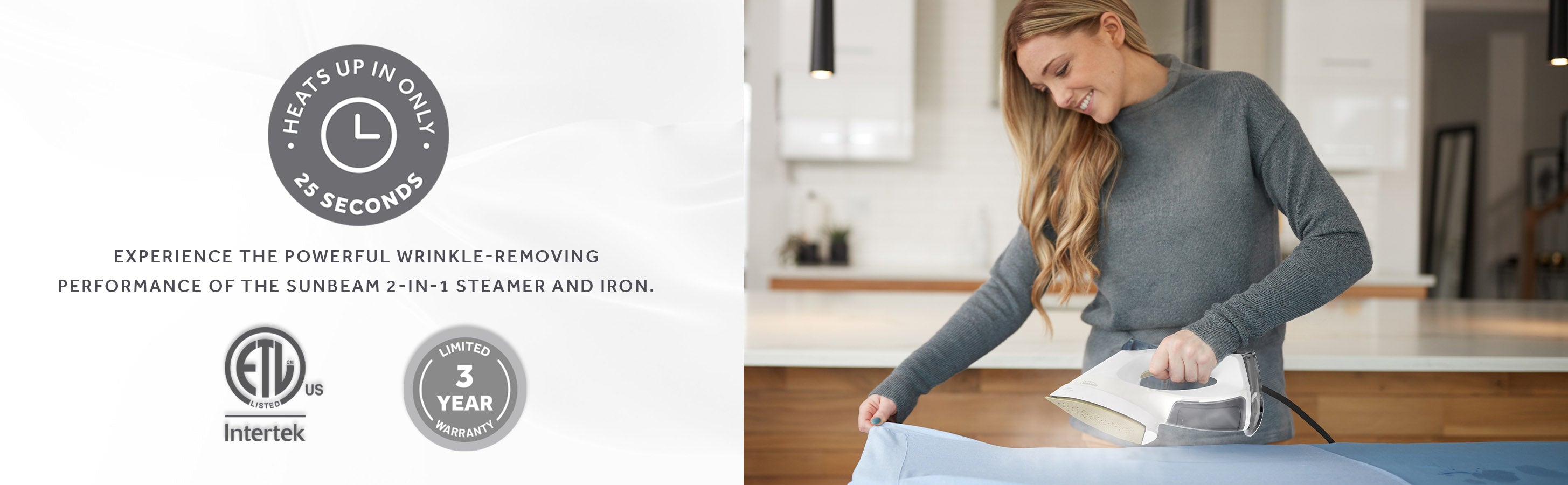 1700W Elite 2-in-1 Steam Iron