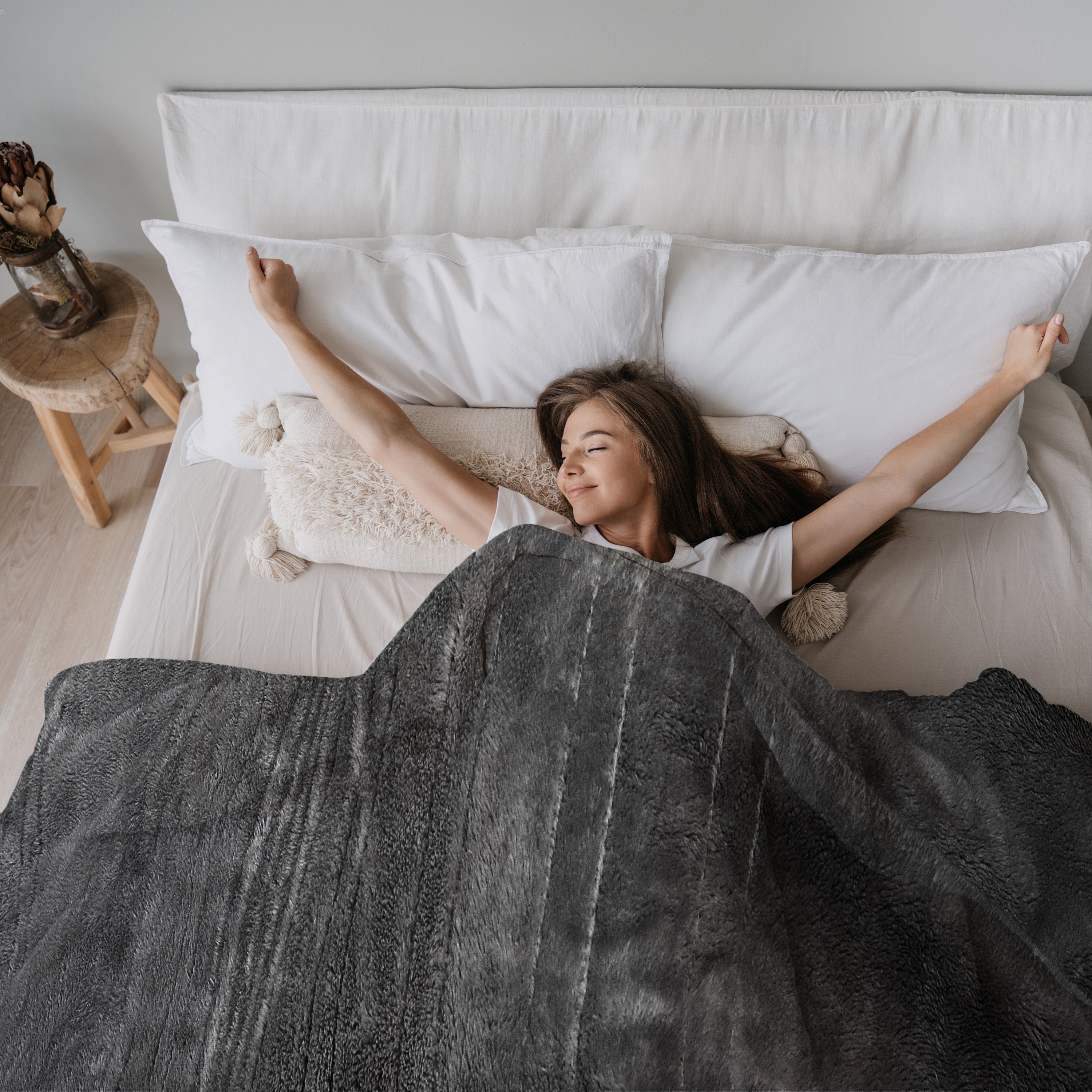 Sunbeam Connected Heated Blanket Loftec AI Voice Control Queen 90x84