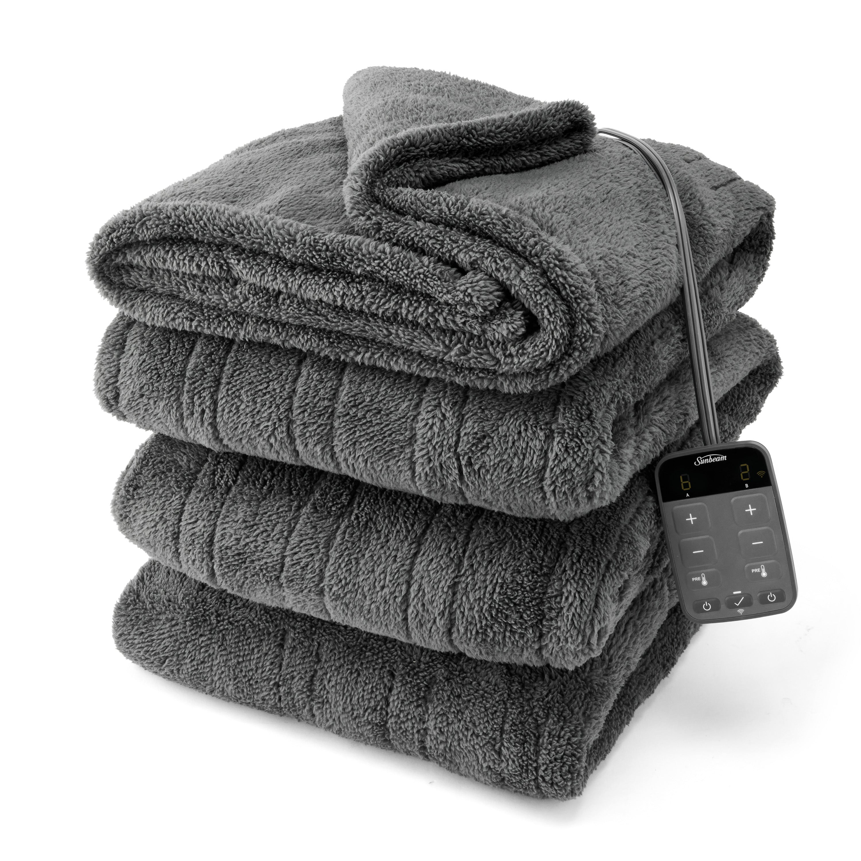 Sunbeam Connected Heated Blanket Loftec AI Voice Control Queen 90x84