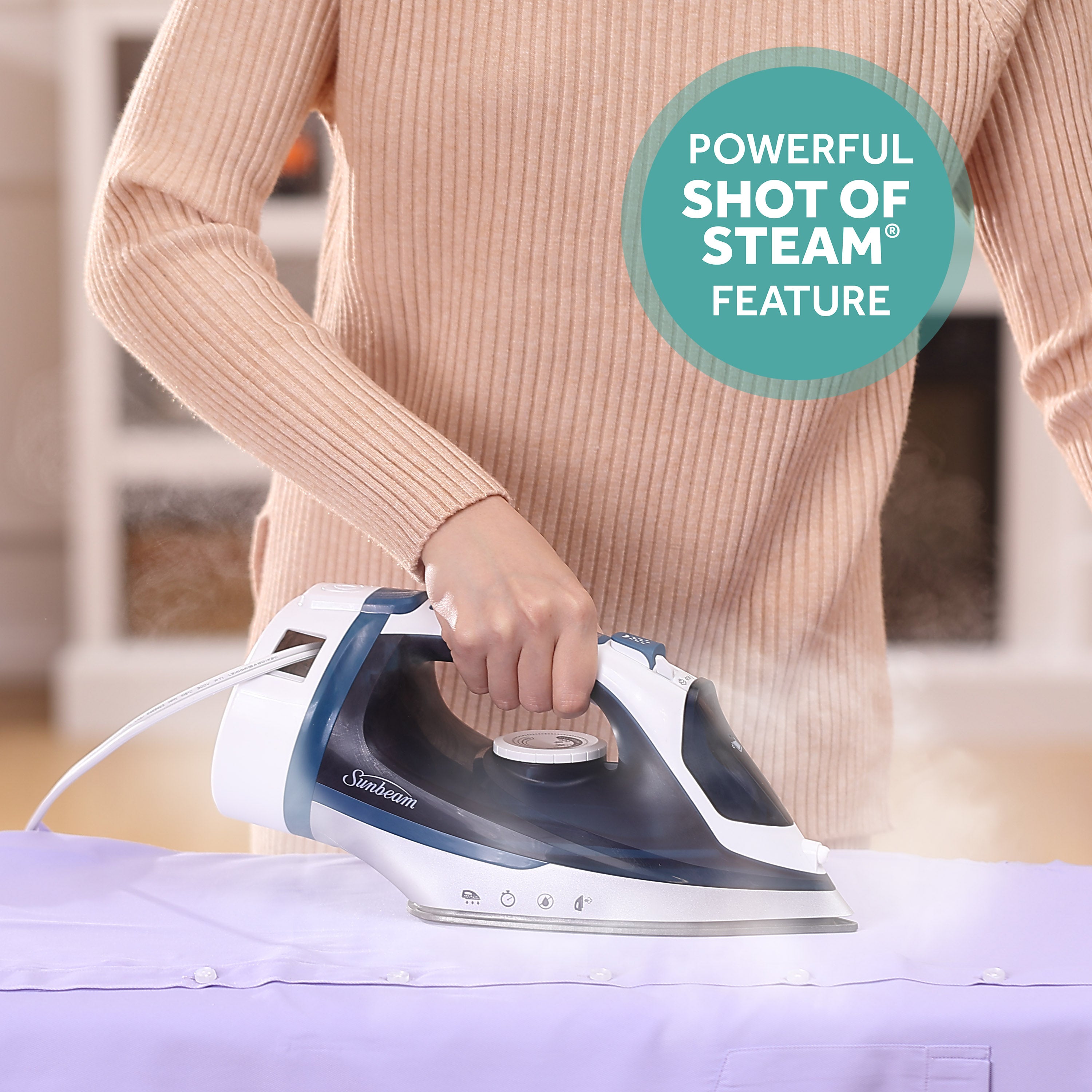 Retractable Cord Steam Iron