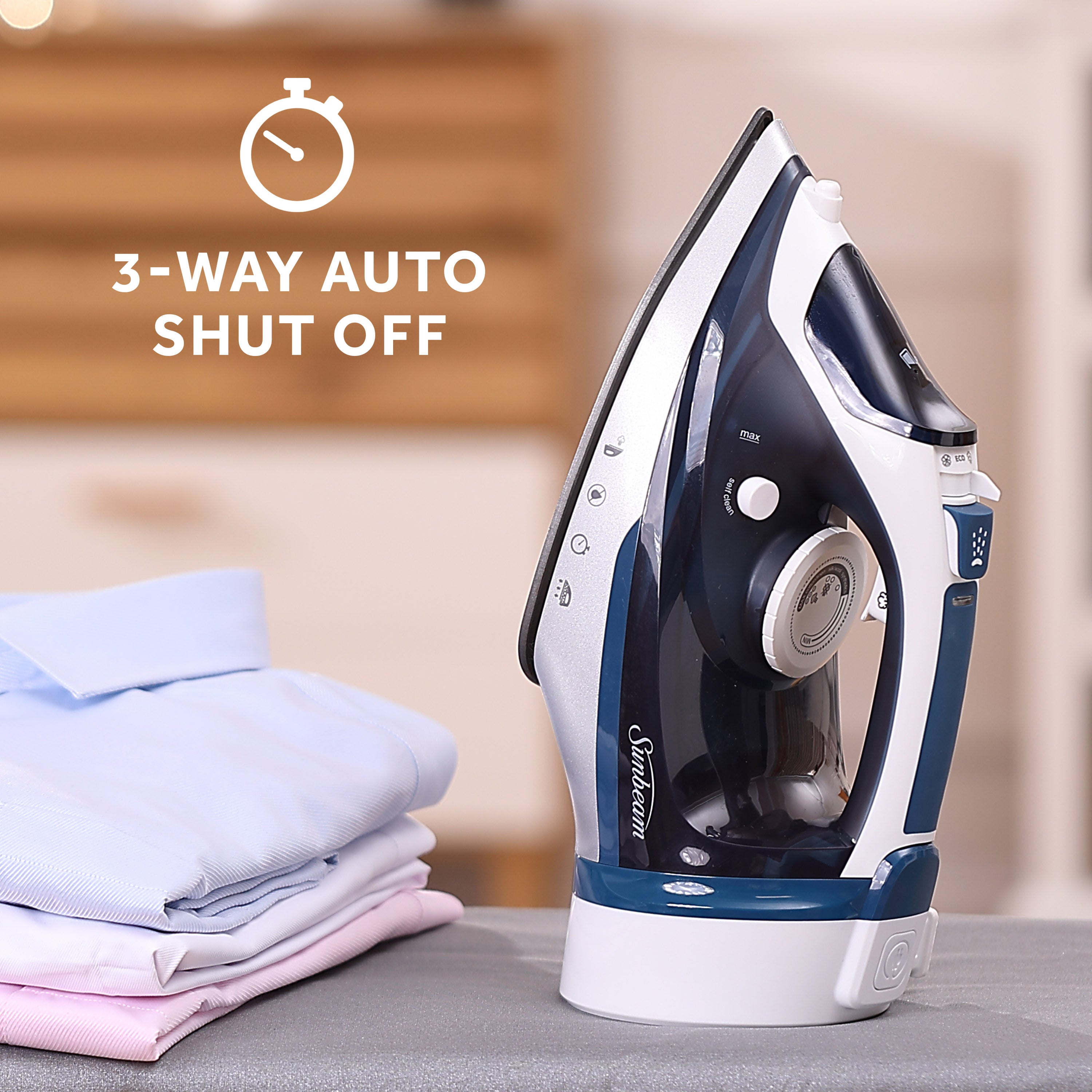 Retractable Cord Steam Iron