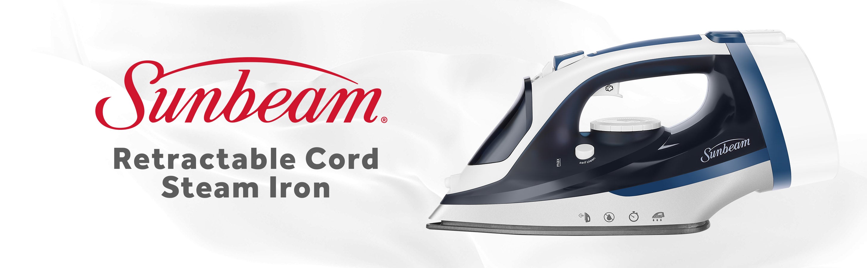 Retractable Cord Steam Iron