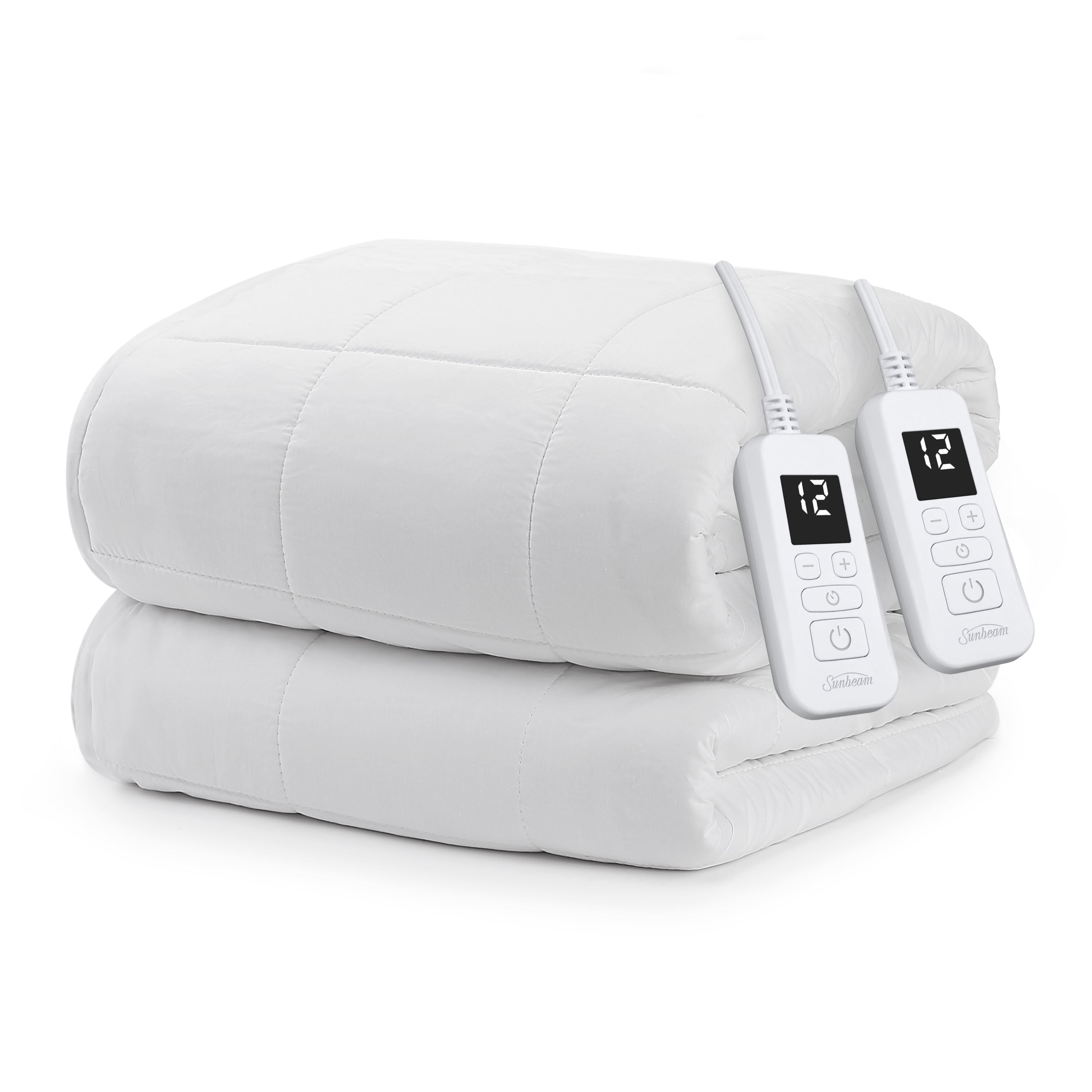 Sunbeam Restful Premium Quilted Heated Mattress Pad Queen 80x60