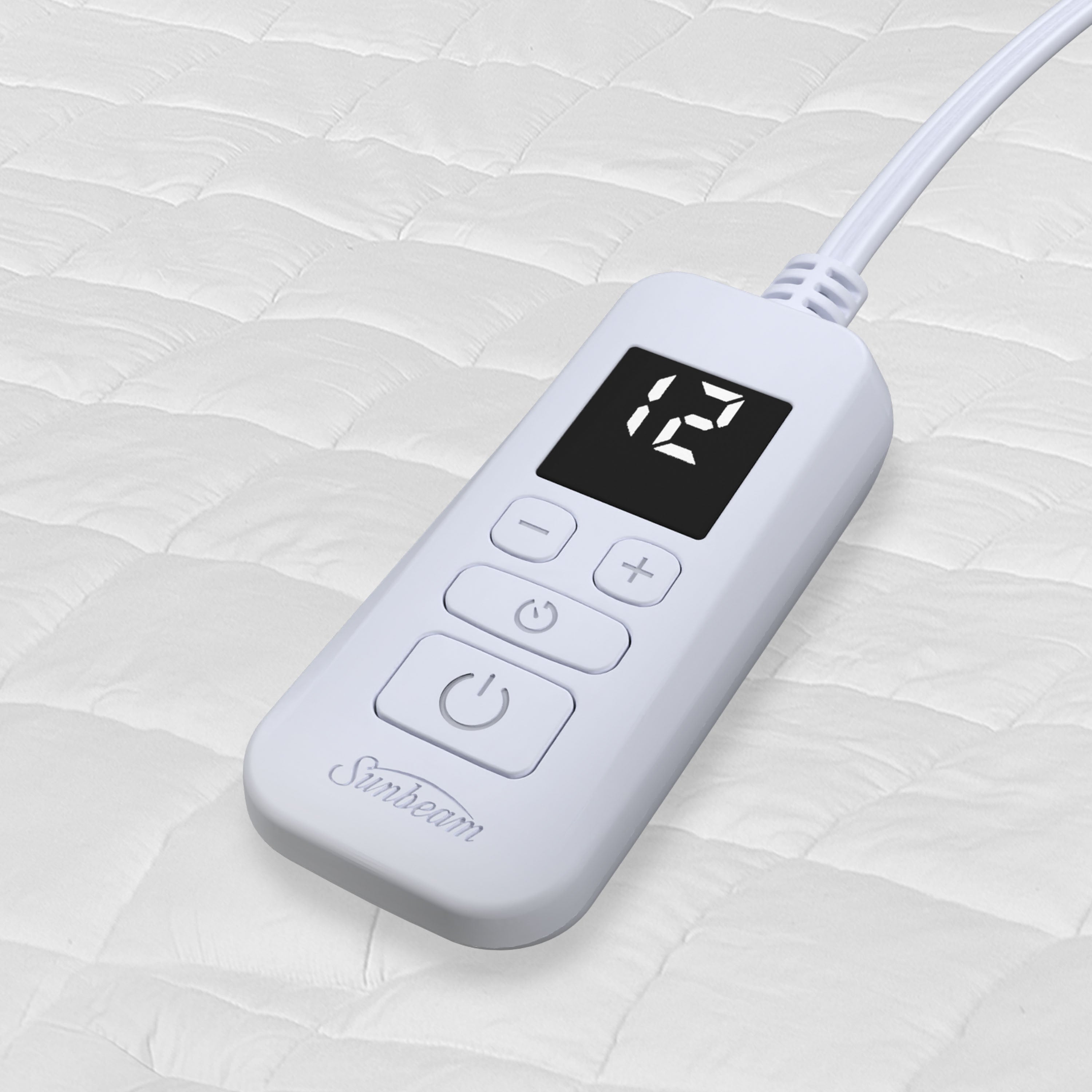 Sunbeam Restful Premium Quilted Heated Mattress Pad King 80x76