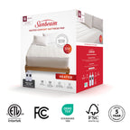 Sunbeam Heated Mattress Pad Dual Control Comfort 12 Heat