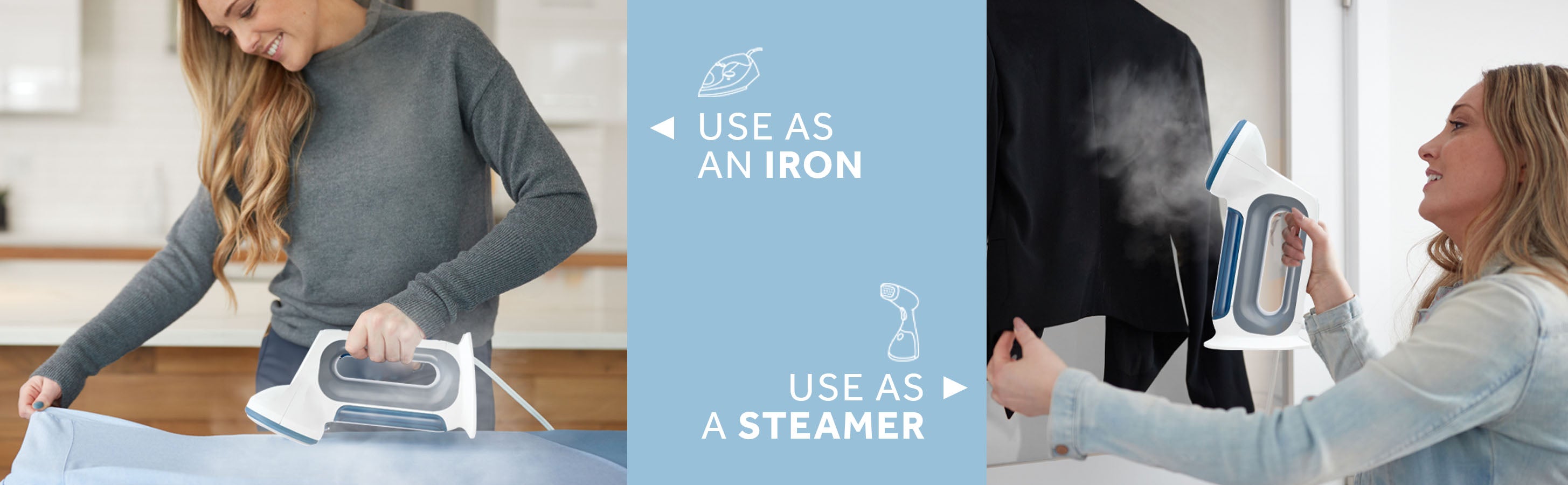 Sunbeam 1700W Rapid Refresh 2in1 Steamer & Iron