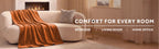 Sunbeam Heated Gingerbread Throw Luxe Plush Luxury Collection 4 Heat Settings 50x70