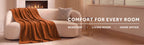 Sunbeam Heated Gingerbread Throw Channeled Faux Fur 4 Heat Settings 50x70