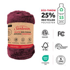 Sunbeam Heated Throw Blanket Arctic Plush Eco Quick Control 4 Heat Burgundy 50x60