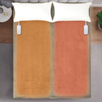 Sunbeam Heated Taupe Blanket Velvet 12 Heat Settings Full/