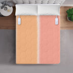 Sunbeam Heated Mattress Pad Honeycomb Quilted Plush 12 Heat Settings