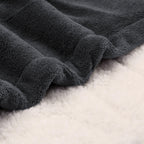 Sunbeam Electric Heated Throw Microplush Sherpa Dark Shadow 50 x 60