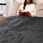 Sunbeam Electric Heated Blanket 
Twin Microplush Dark Shadow 62 x 84