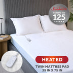 Sunbeam Heated Mattress Pad Moisture Wicking Fleece 10 Heat Settings