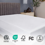 Sunbeam Heated Mattress Pad Moisture Wicking Fleece 10 Heat Settings