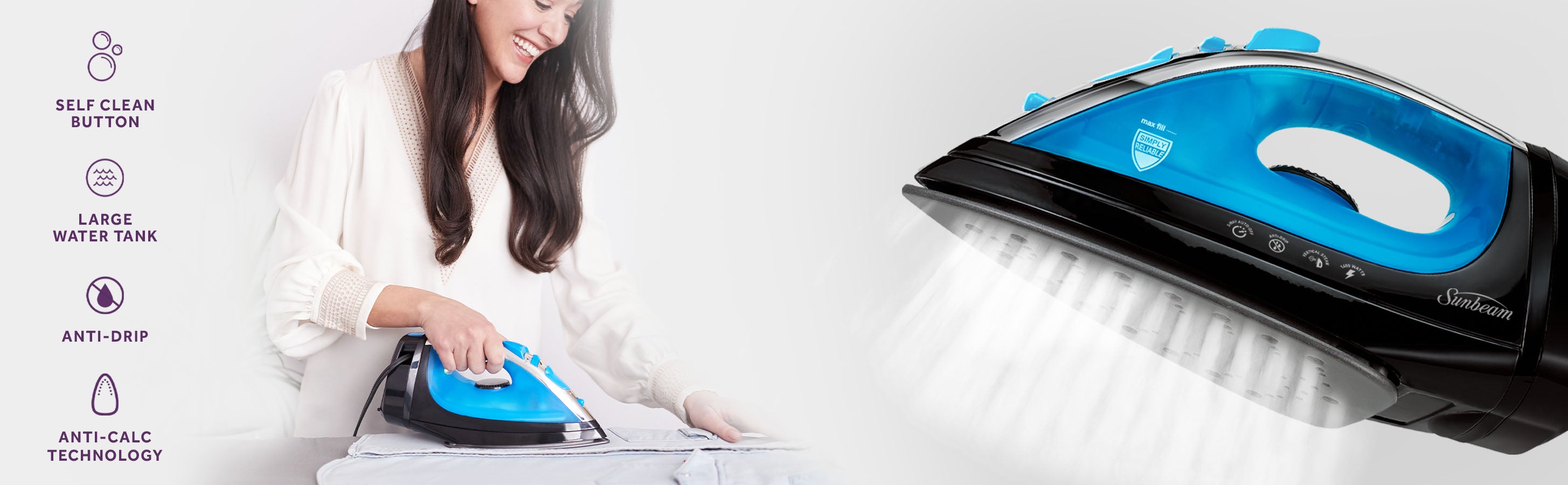 Sunbeam 1400W Steammaster Iron