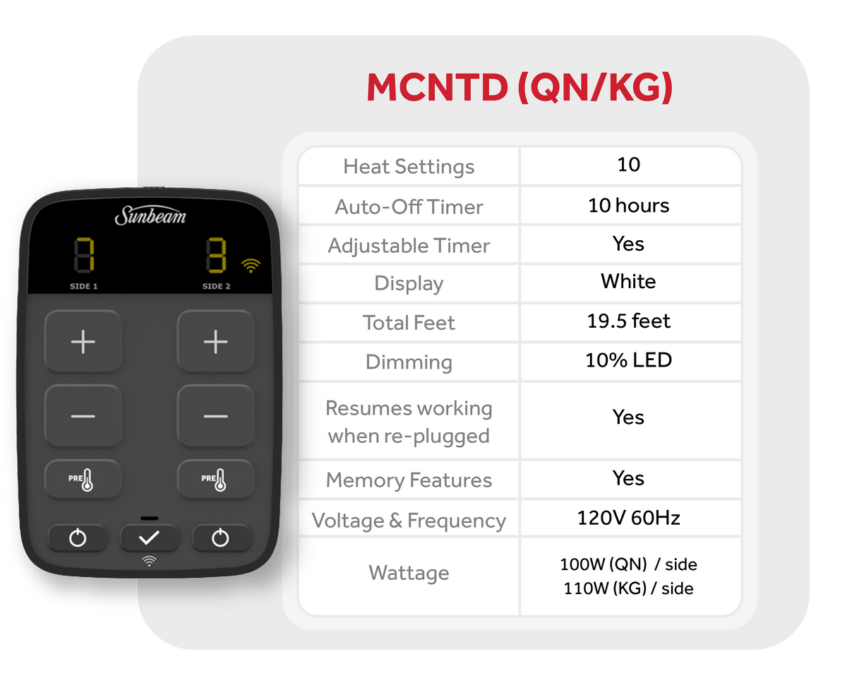 MCNTD (QN/KG) controller specifications