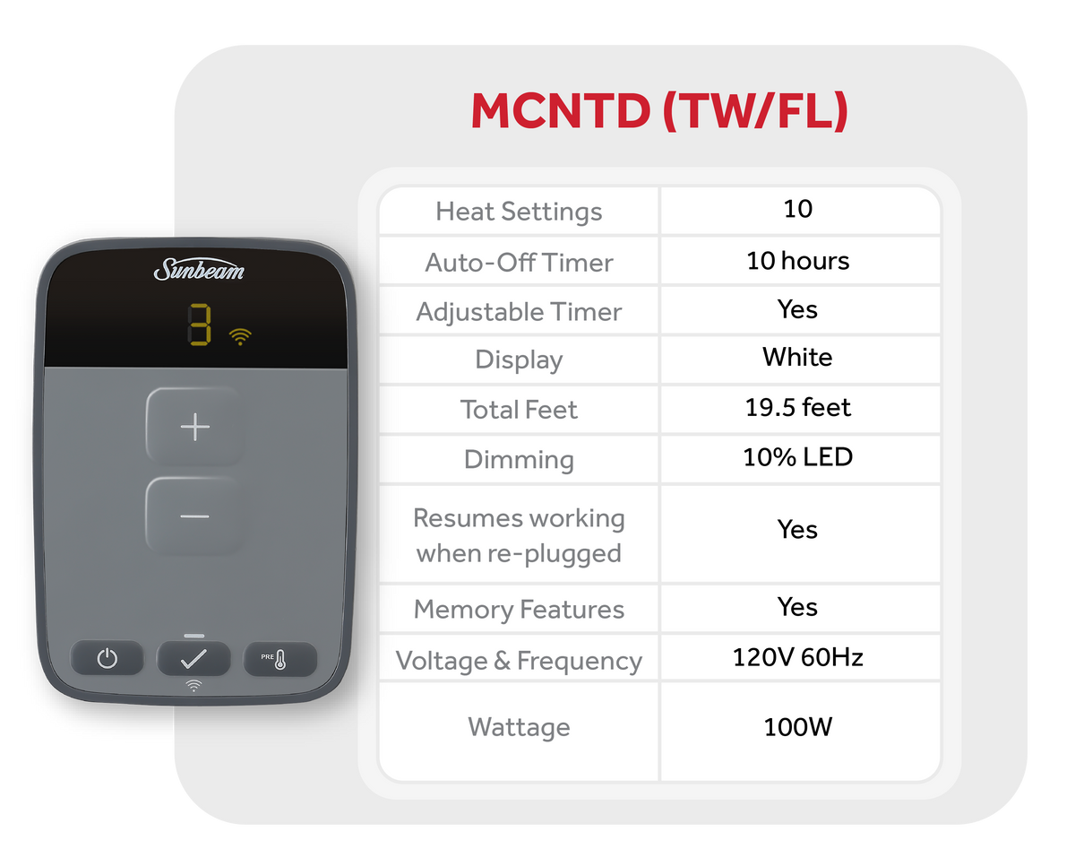 MCNTD (TW/FL) controller specifications