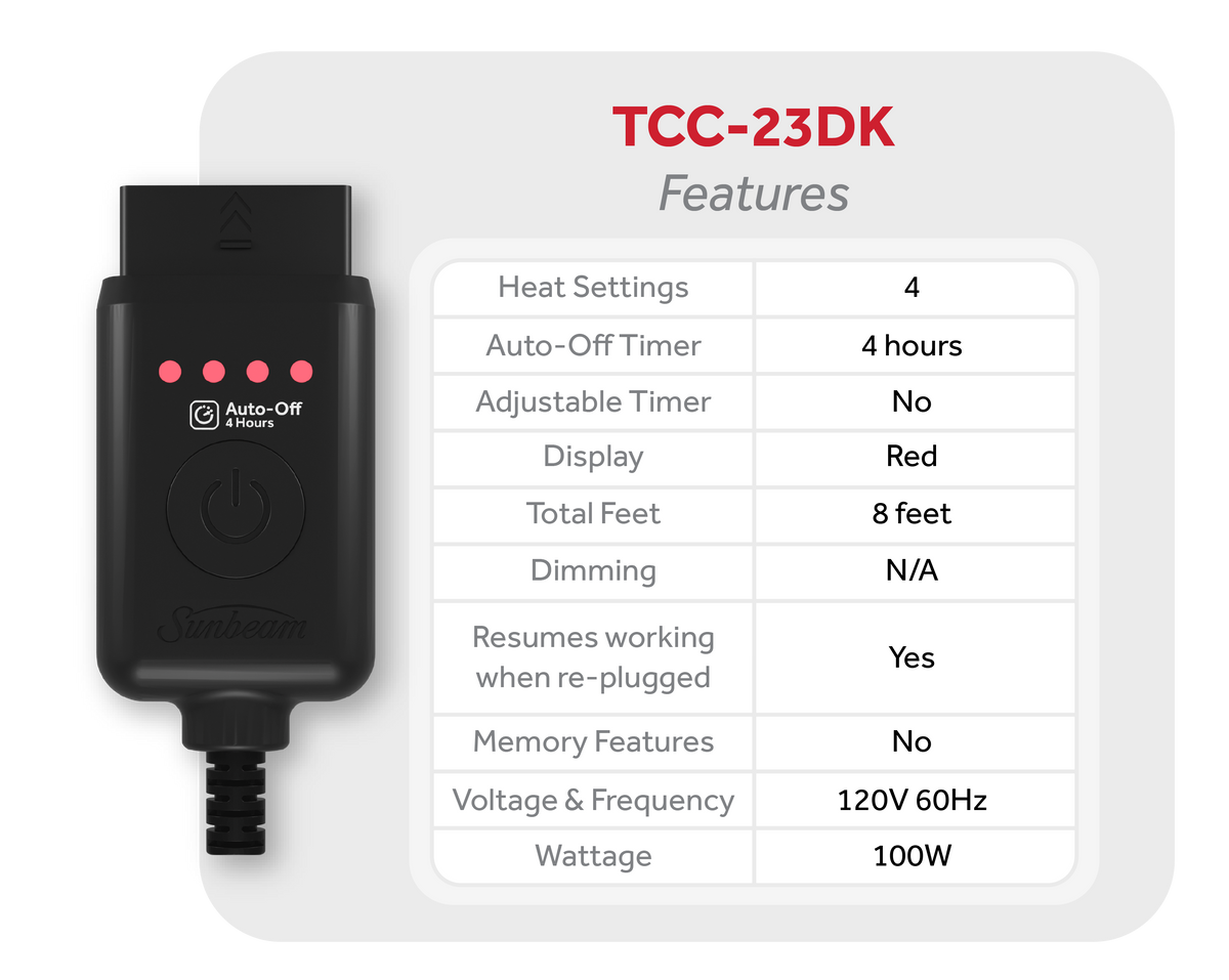 TCC-23DK controller specifications