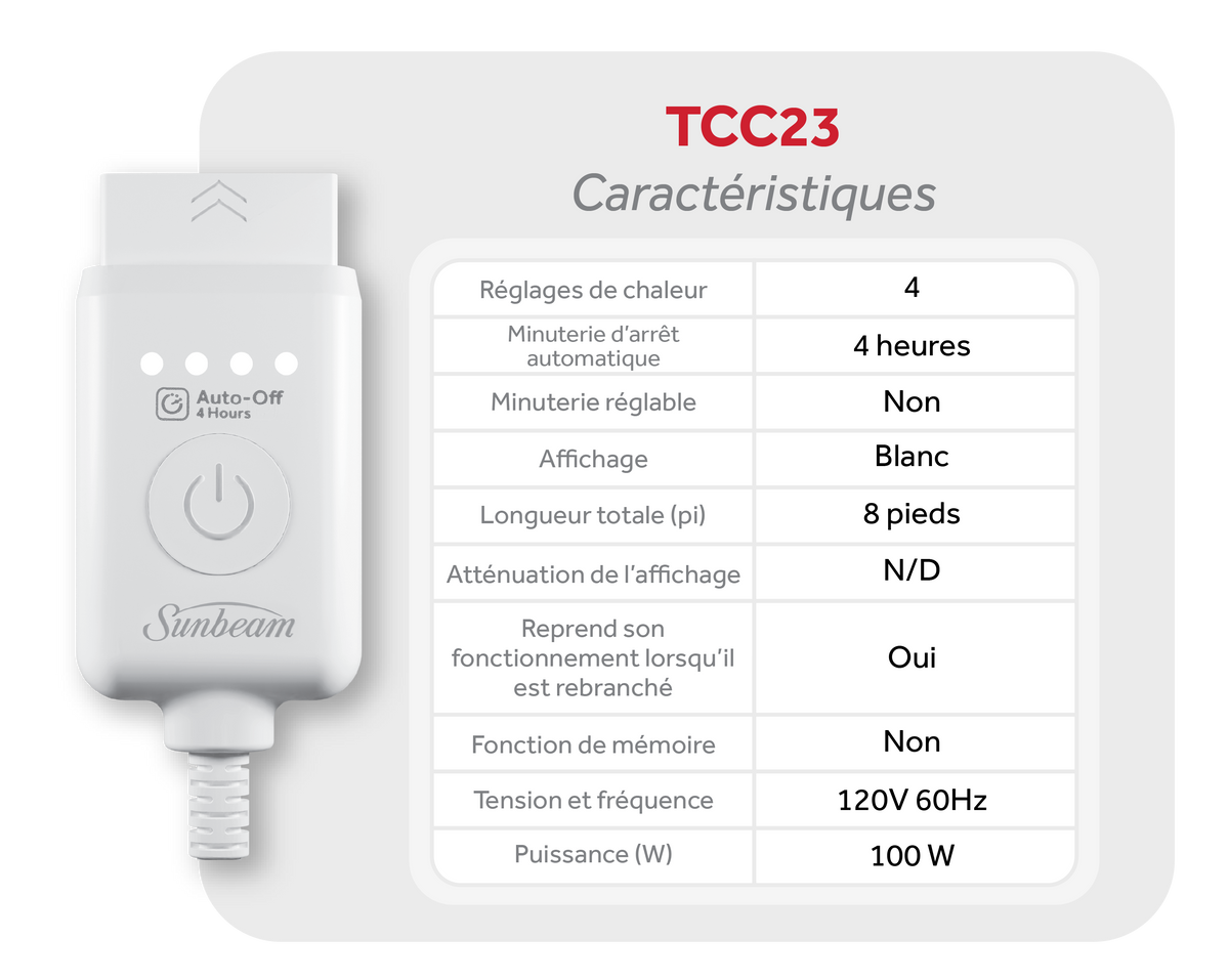 TCC23 controller specifications