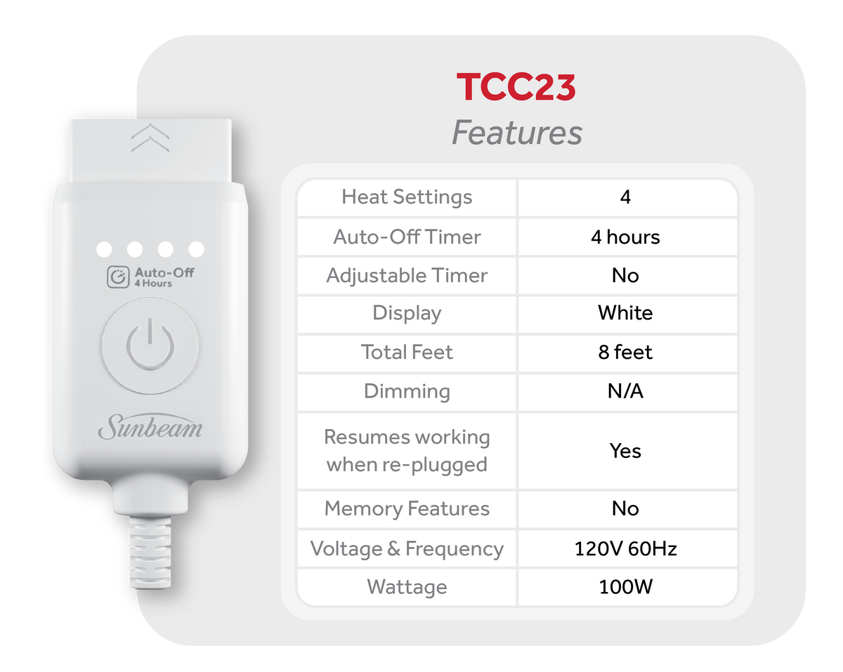 TCC23 controller specifications