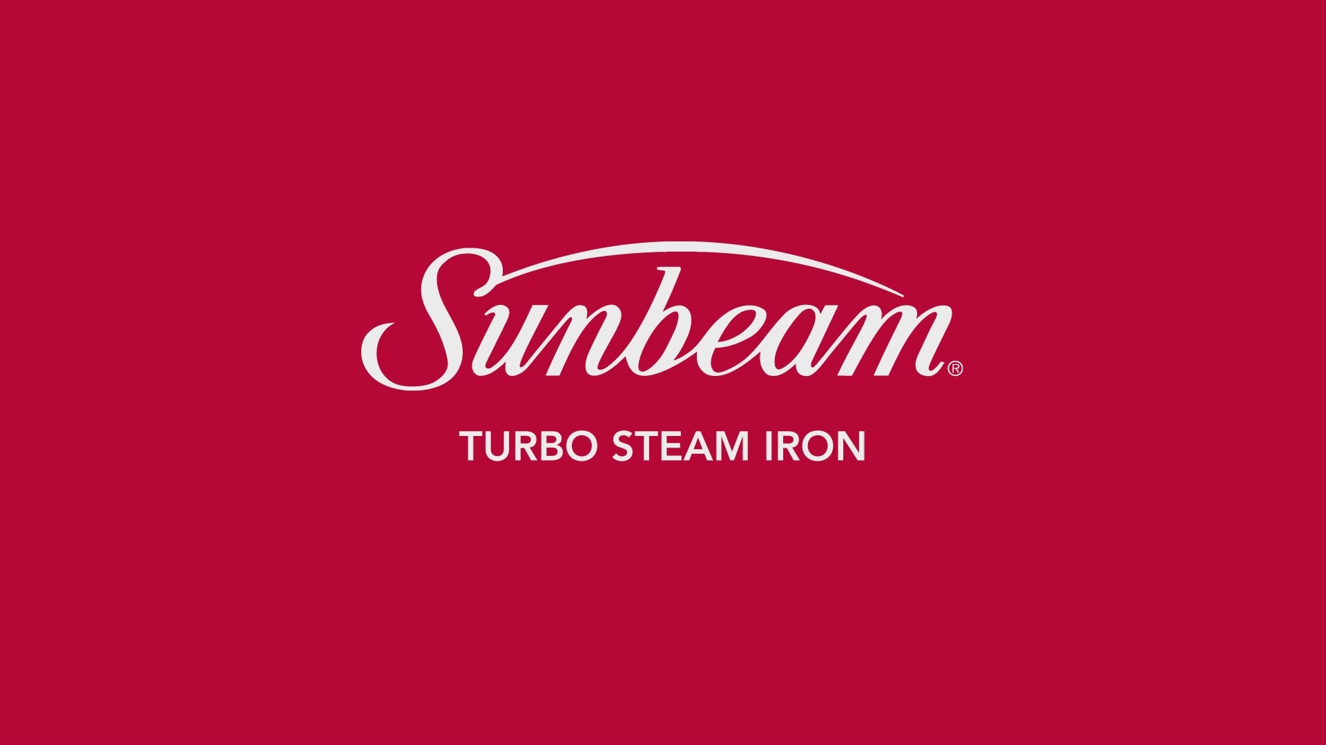 Sunbeam 1700W Turbo Steam Iron, White/Chrome